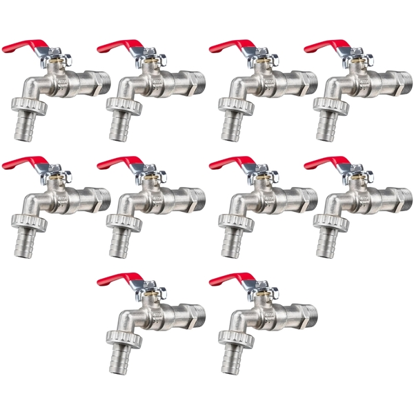 Torneira De Metal Para Jardim Quintal Tanque Com Bico 1/2" |